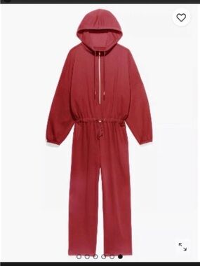 Savage X Fenty Rust-Red Hooded Jumpsuit